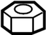 Toyota 90178-12009 Nut 9017812009 9017812009 Toyota Nut