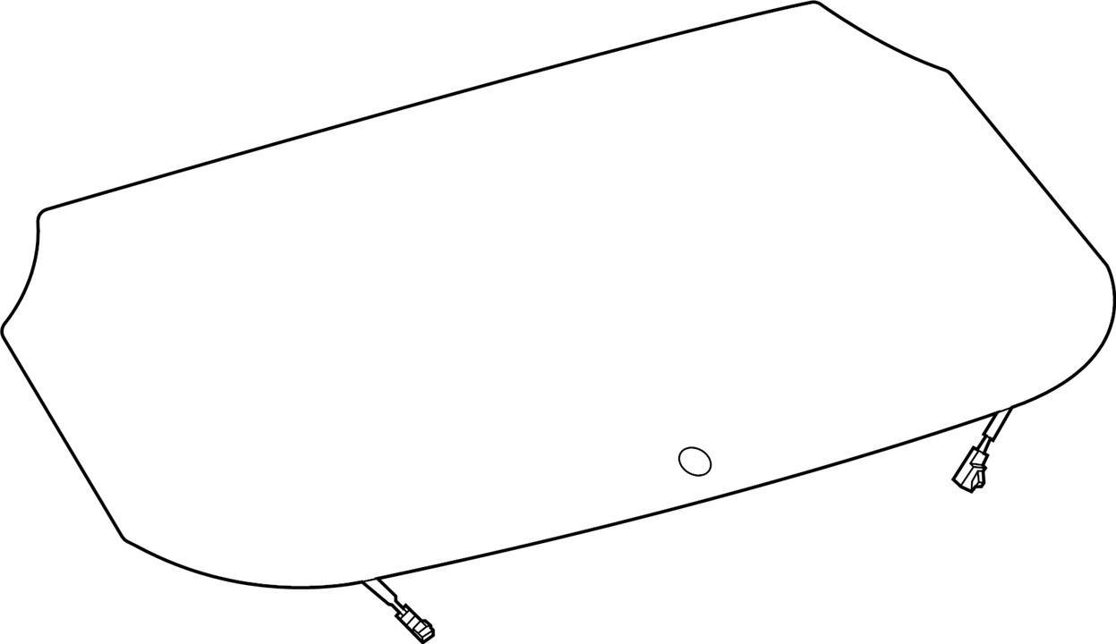 6810548923 Toyota Rear window