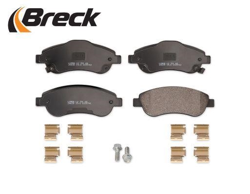 Brake Pad Set, disc brake Breck 24638 00 701 00