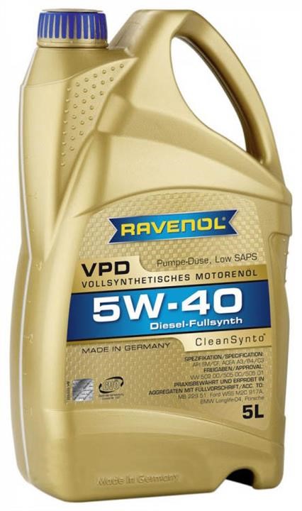 Ravenol 1111131-005-01-999 Engine oil Ravenol VPD 5W-40, 5L 111113100501999