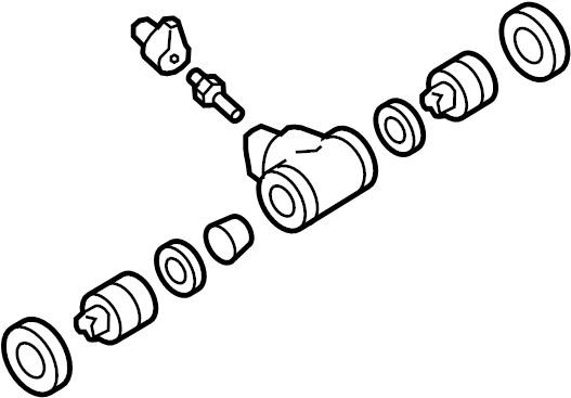 Nissan 44100-JX02E Wheel Brake Cylinder 44100JX02E