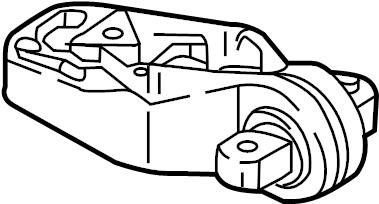 Nissan 11360-6LA0A Engine mount 113606LA0A 113606LA0A Nissan Engine mount