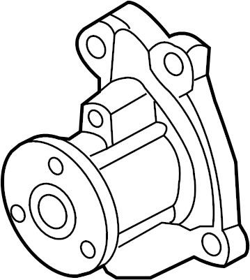 Nissan 21010-00Q2D Water pump 2101000Q2D 2101000Q2D Nissan Water pump