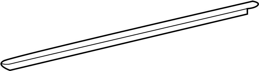 Nissan 80820-1LA1C Front right door molding 808201LA1C 808201LA1C Nissan Front right door molding