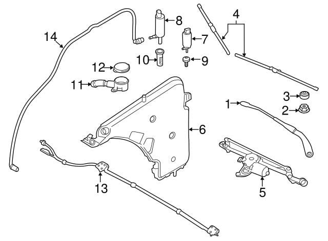 Wiper Blade Kit BMW 61 61 5 A43 585