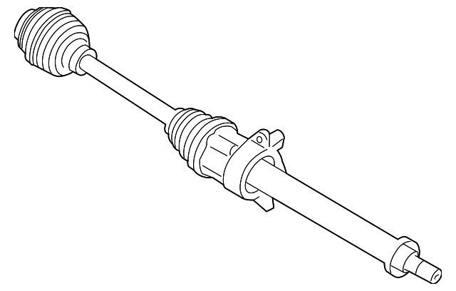 BMW 31 60 5 A2D FB7 Drive shaft left 31605A2DFB7 31605A2DFB7 BMW Drive shaft left