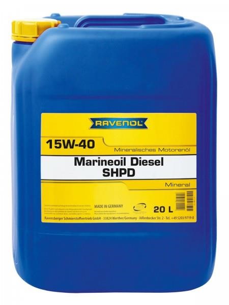 Ravenol 1163100-020-01-999 Engine oil Ravenol Marineoil Diesel Shpd 15W-40, 20L 116310002001999