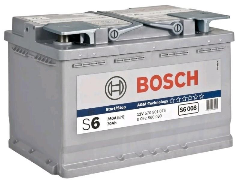 Bosch 0 092 S60 080 Battery Bosch 12V 70Ah 760A(EN) R+ 0092S60080