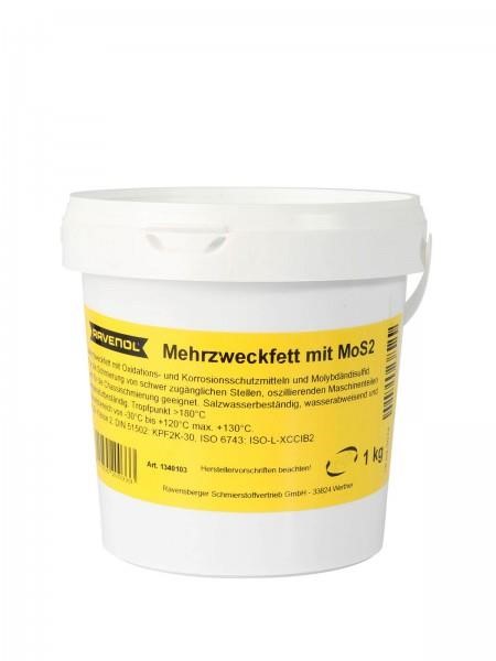 Ravenol 1340103-001-03-000 Lithium molybdenum grease RAVENOL MEHRZWECKFETT MIT MOS2, 1kg 134010300103000