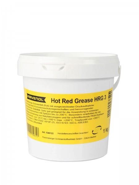 Ravenol 1340122-001-03-999 Red grease RAVENOL HOT RED GREASE HRG 3, 1kg 134012200103999