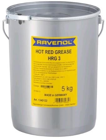 Ravenol 1340122-005-03-999 Red grease RAVENOL HOT RED GREASE HRG 3, 5kg 134012200503999