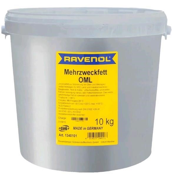 Ravenol 1340101-010-03-000 Multipurpose grease RAVENOL MEHRZWECKFETT OML, 10kg 134010101003000