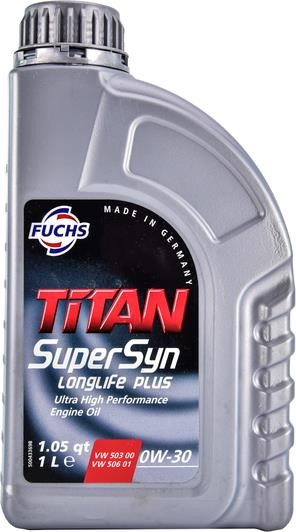 Fuchs 600481636 Engine oil Fuchs Titan Supersyn Longlife Plus 0W-30, 1L 600481636