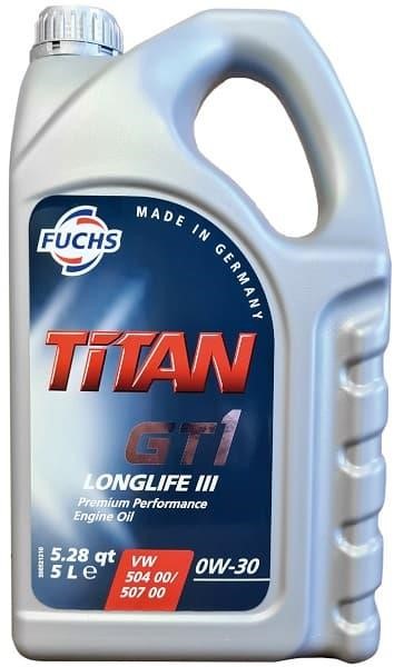 Fuchs 601873348 Engine oil Fuchs TITAN GT1 LongLife III 0W-30, 5L 601873348