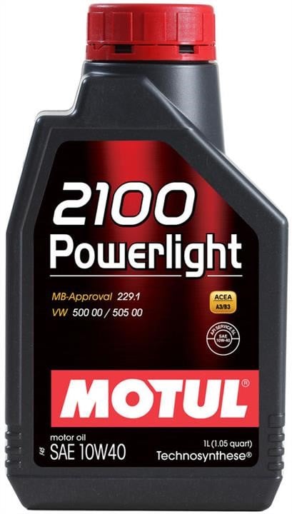 Motul 397701 Engine oil Motul 2100 POWER+ 10W-40, 1L 397701
