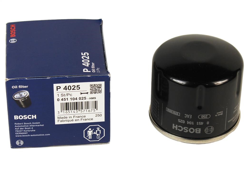 Oil Filter Bosch 0 451 104 025