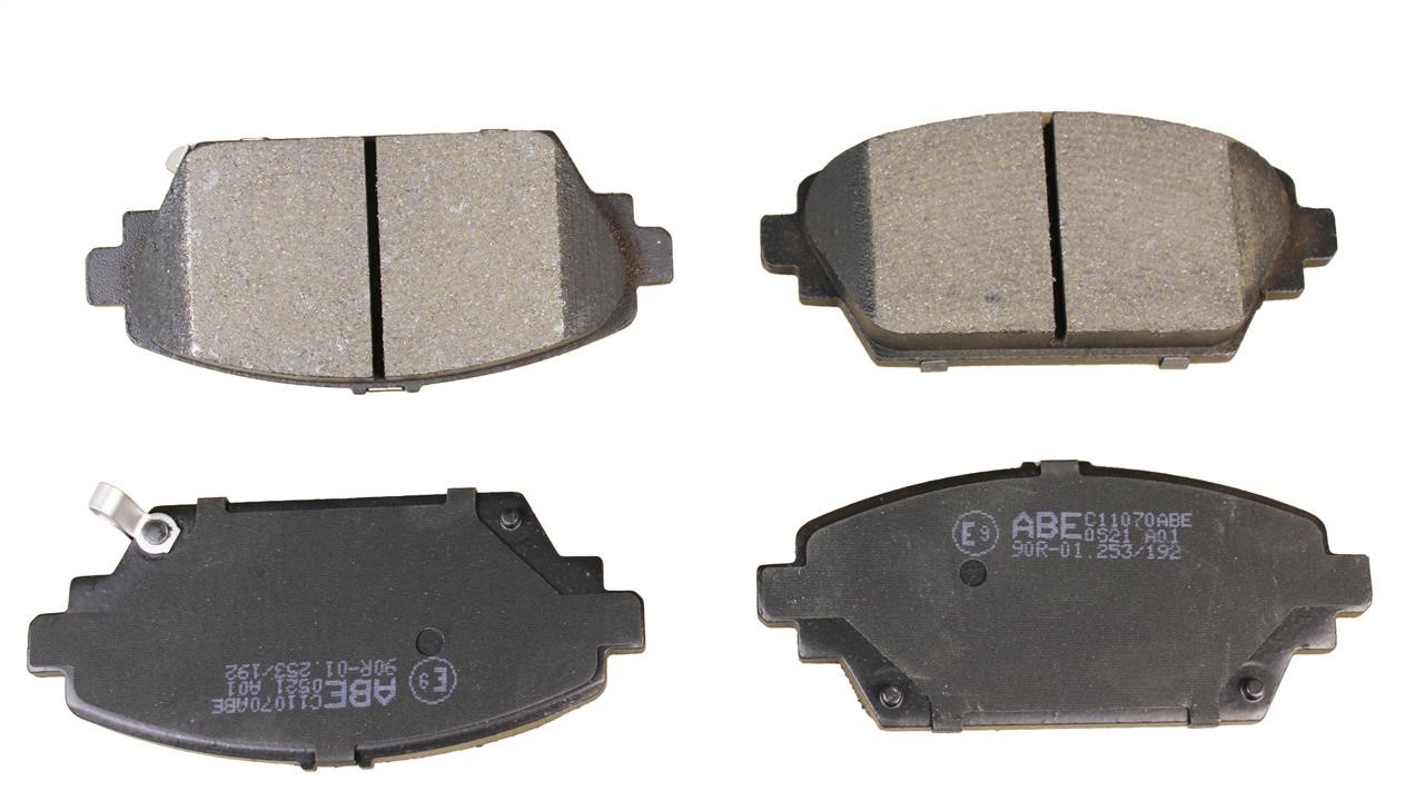 ABE C11070ABE Front disc brake pads, set C11070ABE