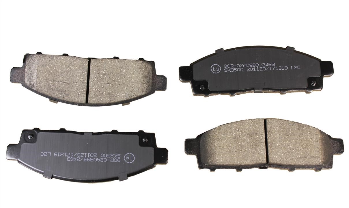 ABE C15046ABE Front disc brake pads, set C15046ABE