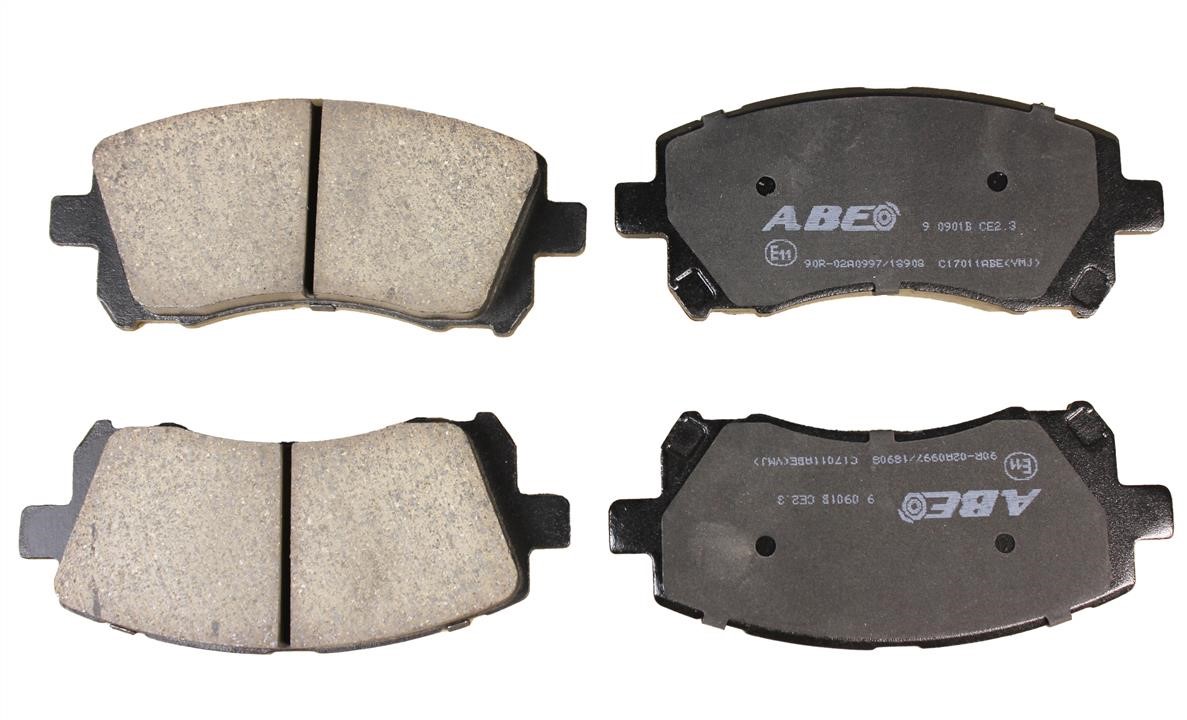 ABE C17011ABE Front disc brake pads, set C17011ABE