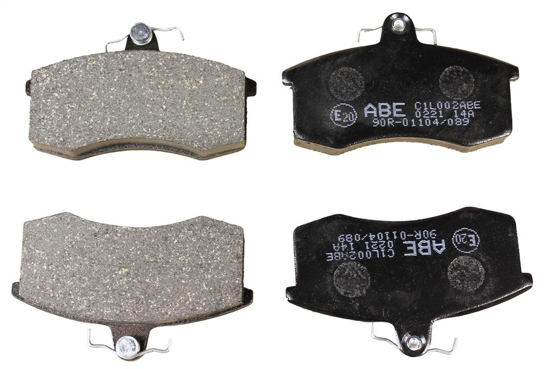 ABE C1L002ABE Front disc brake pads, set C1L002ABE