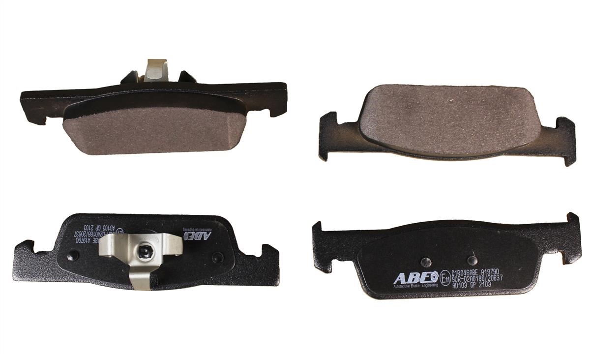 ABE C1R046ABE Front disc brake pads, set C1R046ABE