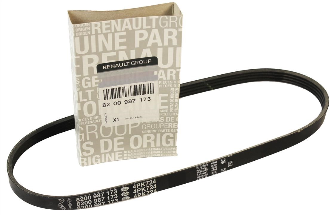 Poly-V belt Renault 82 00 987 173