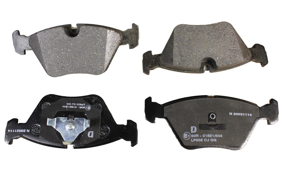 Delphi LP602 Brake Pad Set, disc brake LP602