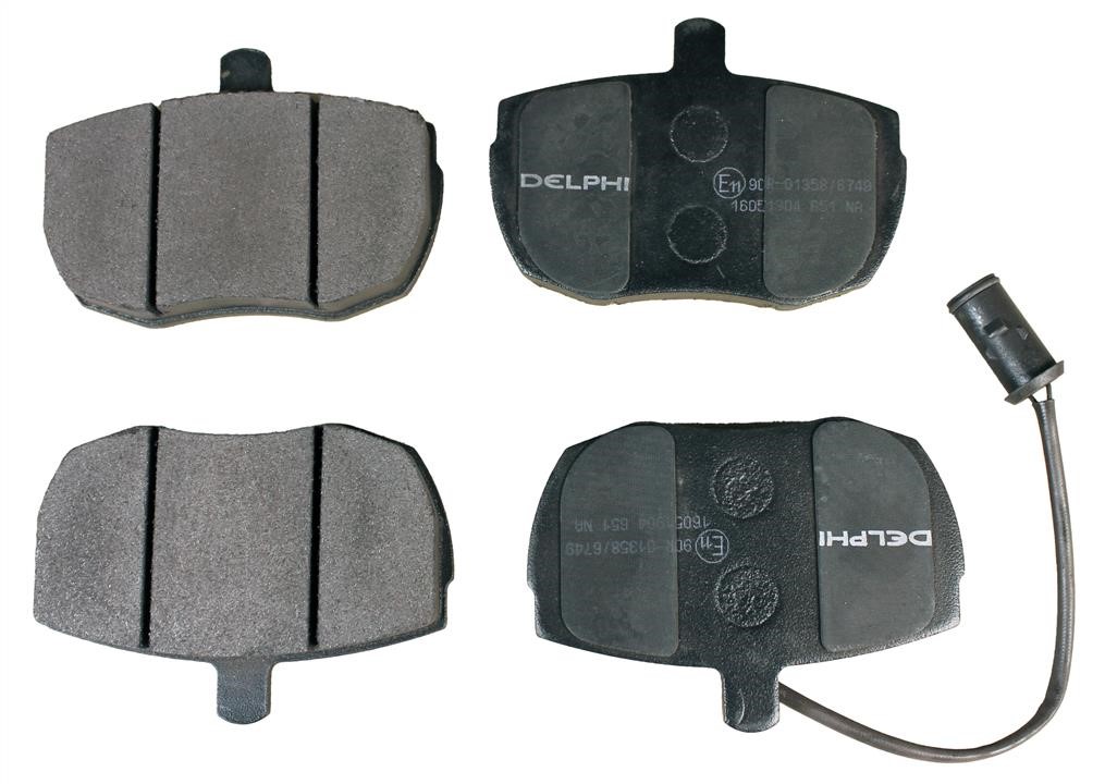 Delphi LP651 Brake Pad Set, disc brake LP651