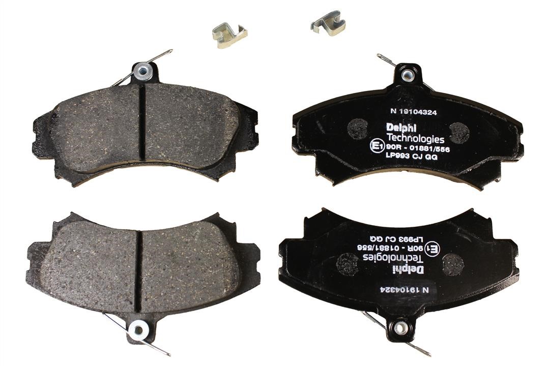 Delphi LP993 Brake Pad Set, disc brake LP993