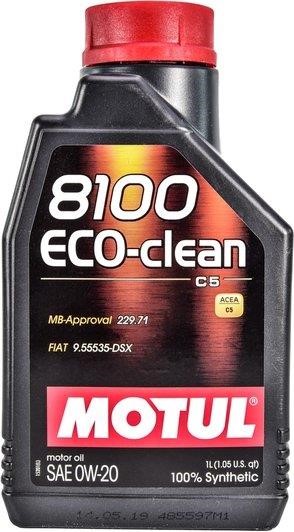 Motul 110724 Engine oil Motul 8100 Eco-Clean 0W-20, 1L 110724