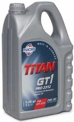 Fuchs 601423765 Engine oil Fuchs TITAN GT1 PRO 2312 0W-30, 5L 601423765