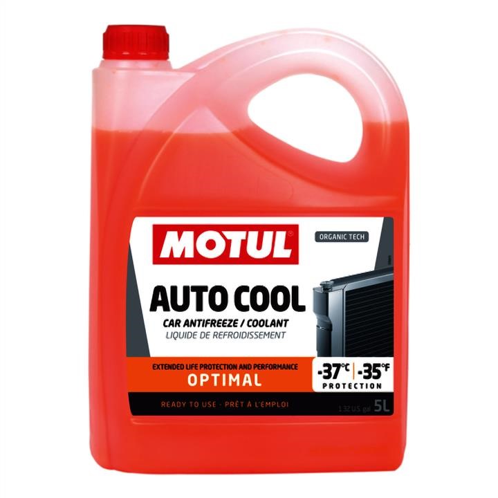 111057 Motul Antifreeze Motul AUTO COOL OPTIMAL G12/G12+, orange -37C, 5L