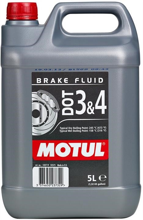 Motul 102719 Brake fluid Motul DOT 3&4, 5L 102719