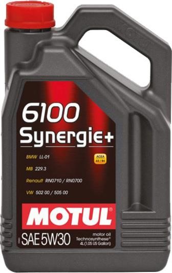 Motul 838507 Engine oil Motul 6100 SYNERGIE+ 5W-30, 4L 838507