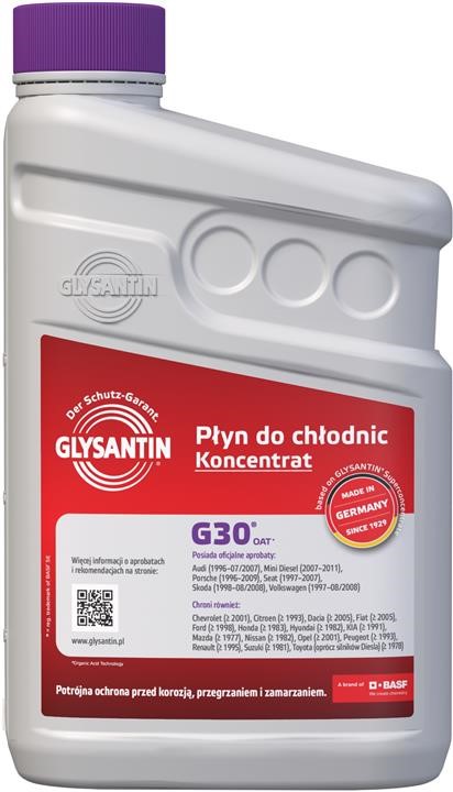Glysantin GLY301190 Antifreeze concentrate G30 pink, 1 l GLY301190