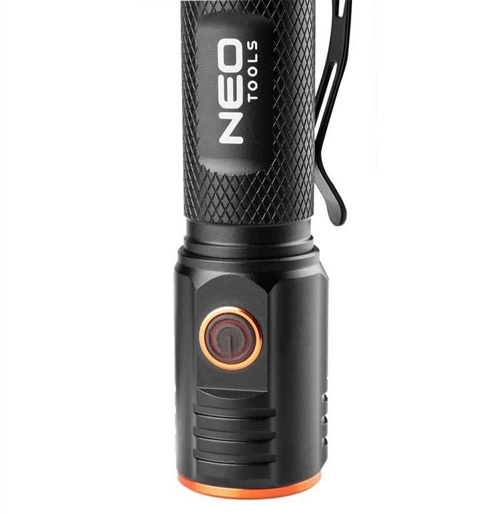 Hand flashlight, 5 light functions, aluminum Neo Tools 99-067