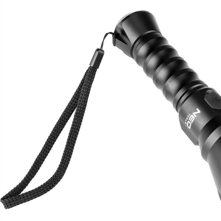 Neo Tools Hand flashlight, 4 light functions, aluminum – price [object Object] PLN