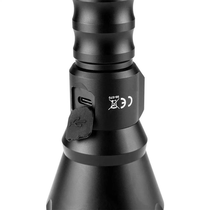 Hand flashlight, 4 light functions, aluminum Neo Tools 99-070