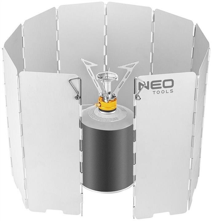 Neo Tools 63-142 Windshield for burner, aluminum, 10 plates 63142