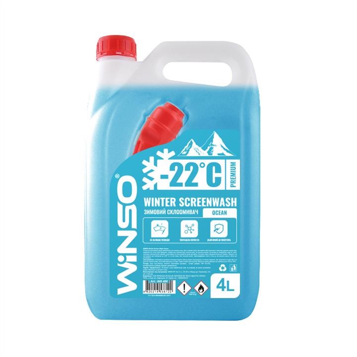 Winso 840400 Winter windshield washer fluid, -22⁰C, Ocean, 4l 840400