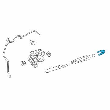 Wiper arm cover General Motors 95089532