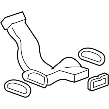 96630107 General Motors Air duct