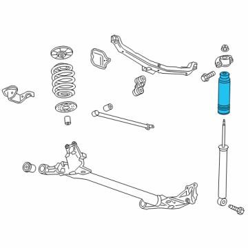 Shock absorber bump stop General Motors 13251782
