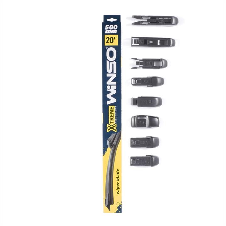 Winso 113500 Wiper blade universal frameless WINSO 500mm (20"), (with a set of fasteners) 113500