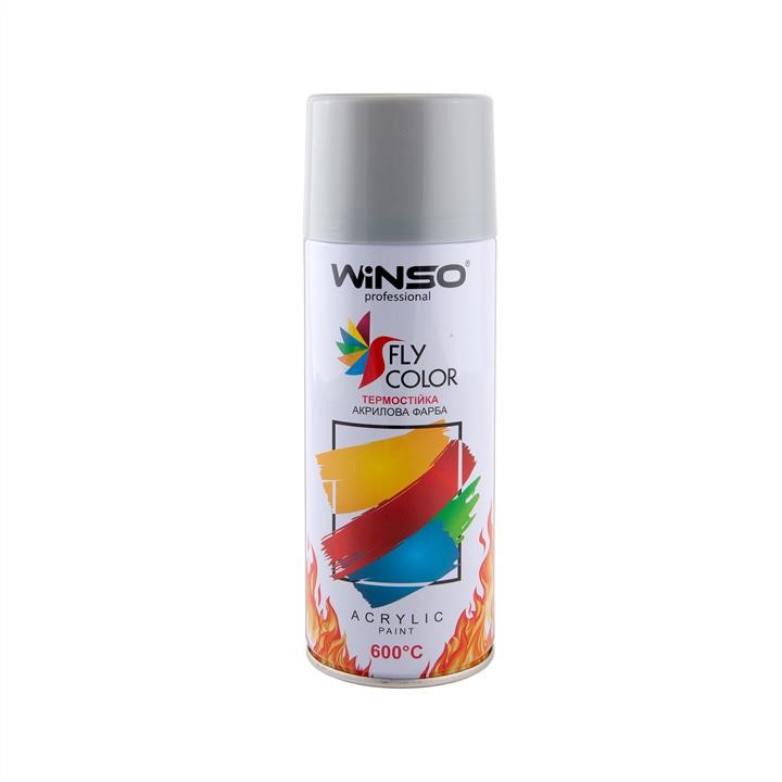Winso 880440 Acrylic heat-resistant spray paint WINSO +600, silver gray (RAL 9022), 450 ml 880440