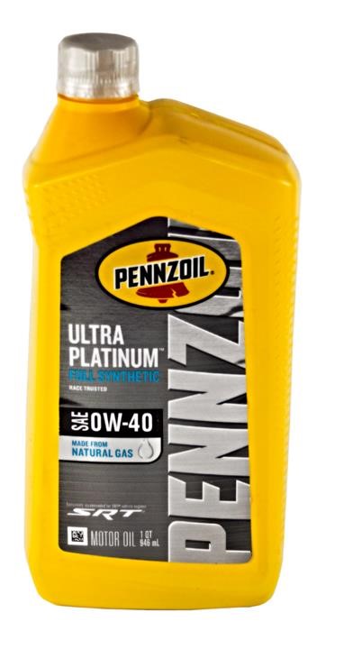 Pennzoil 550040856 Engine oil Pennzoil Ultra Platinum Full Synthetic 0W-40, 0,946L 550040856