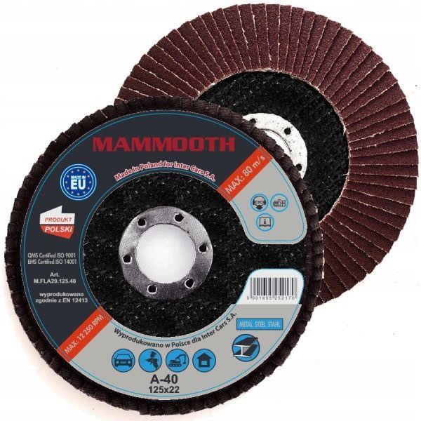 Mammooth M.FLA29.125.40/B Grinding disc, petal MFLA2912540B