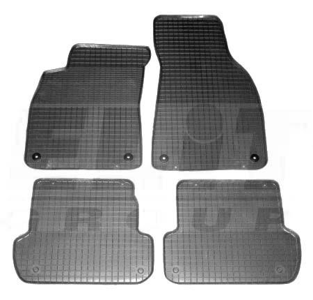 LKQ KHD 212341 Floor mats LKQ rubber AUDI A4 B6 (8E2, 8E5), AUDI A4 B7 (8EC, 8ED), KHD 212341, set 4 pcs. KHD212341