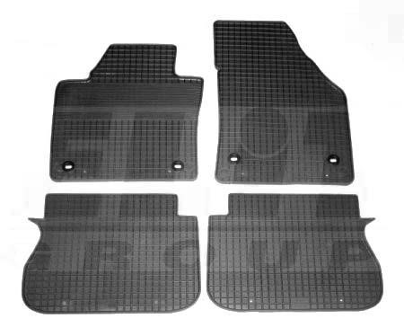 LKQ KHD 213 782 NS Floor mats LKQ rubber VW CADDY III, KHD 213 782 NS, set 4 pcs. KHD213782NS
