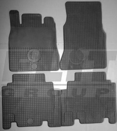 LKQ KHD 213380 Floor mats LKQ rubber MERCEDES-BENZ A-CLASS (W168), VANEO (414), KHD 213380, set 4 pcs. KHD213380